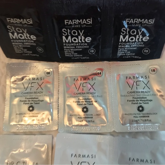 Farmasi sample’s and one VFX pro camera ready Primer and full size Sensi Wipes! - Picture 6 of 10